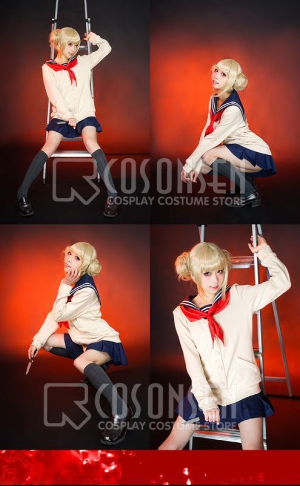 画像7: 僕のヒーローアカデミア 渡我被身子 制服 セーラー服 コスプレ衣装