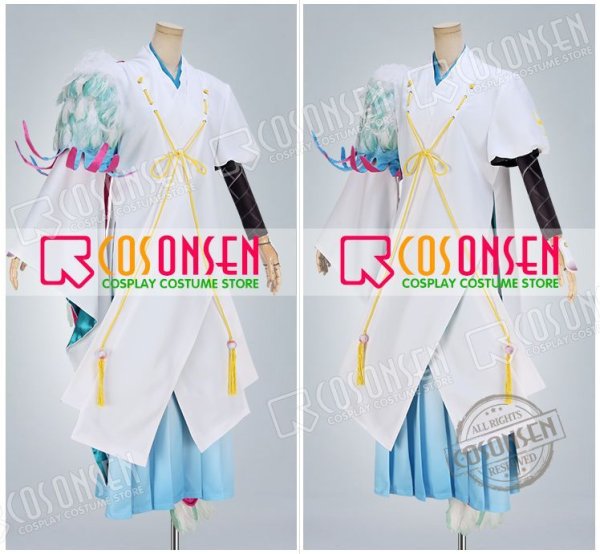 画像3: 【20%OFF】刀剣乱舞 とうらぶ 巴形薙刀 コスプレ衣装 羽飾り付き