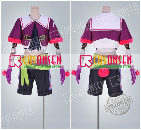 画像4: 【25%OFF】あんさんぶるスターズ あんスタ お化けがいっぱい☆スイートハロウィン 紫之創 コスプレ衣装