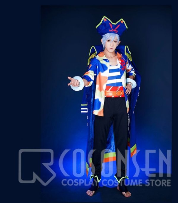 画像4: A3!(エースリー) 夏組 抜錨!スカイ海賊団 斑鳩三角 コスプレ衣装