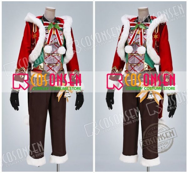 画像8: 【25%OFF】あんさんぶるスターズ あんスタ スカウト！ウィンターサンタ 真白友也 コスプレ衣装