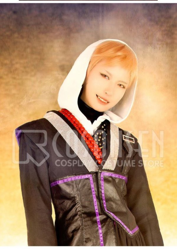 画像3: 【20%OFF】刀剣乱舞 ミュージカル2部ライブ衣装 阿津賀志山異聞 岩融 コスプレ衣装 黒コート付き