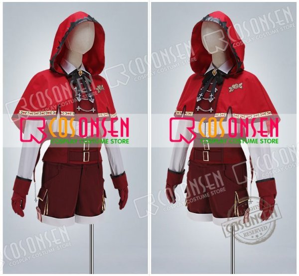 画像10: 【25%OFF】あんさんぶるスターズ あんスタ スカウト！狼と赤ずきん 仁兎なずな 赤ずきん衣装 コスブレ衣装