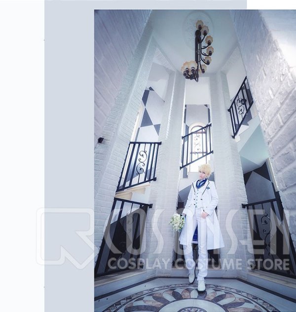 画像3: 【25%OFF】Fate/Grand Order FGO 白亜の薔薇 ホワイトローズ アーサー・ペンドラゴン コスプレ衣装