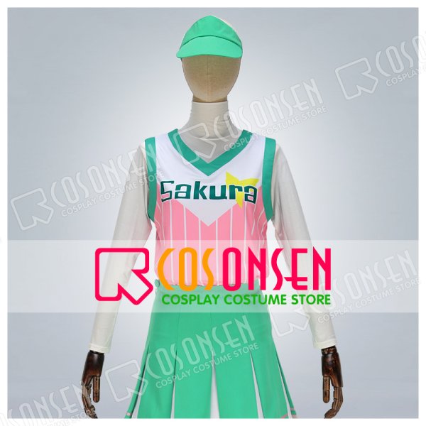 画像10: A3!(エースリー) 初恋甲子園 2期PV 夏組 瑠璃川幸 チアリーダー コスプレ衣装