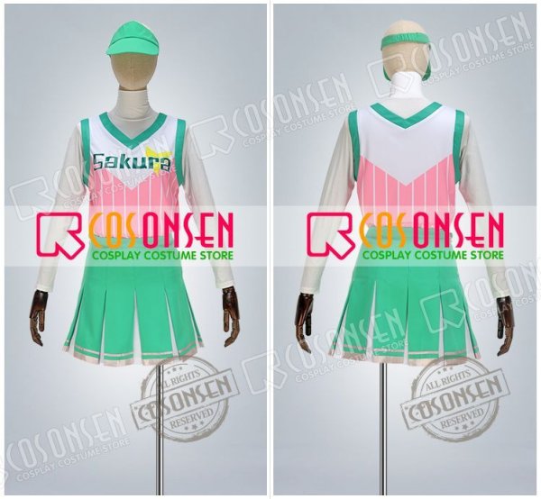 画像11: A3!(エースリー) 初恋甲子園 2期PV 夏組 瑠璃川幸 チアリーダー コスプレ衣装