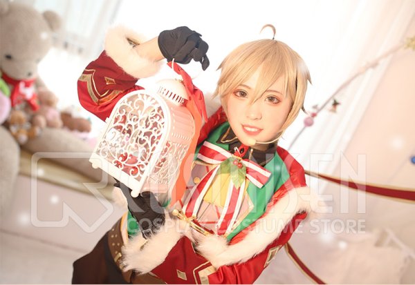 画像4: 【25%OFF】あんさんぶるスターズ あんスタ スカウト！ウィンターサンタ 真白友也 コスプレ衣装