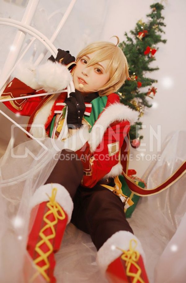 画像3: 【25%OFF】あんさんぶるスターズ あんスタ スカウト！ウィンターサンタ 真白友也 コスプレ衣装