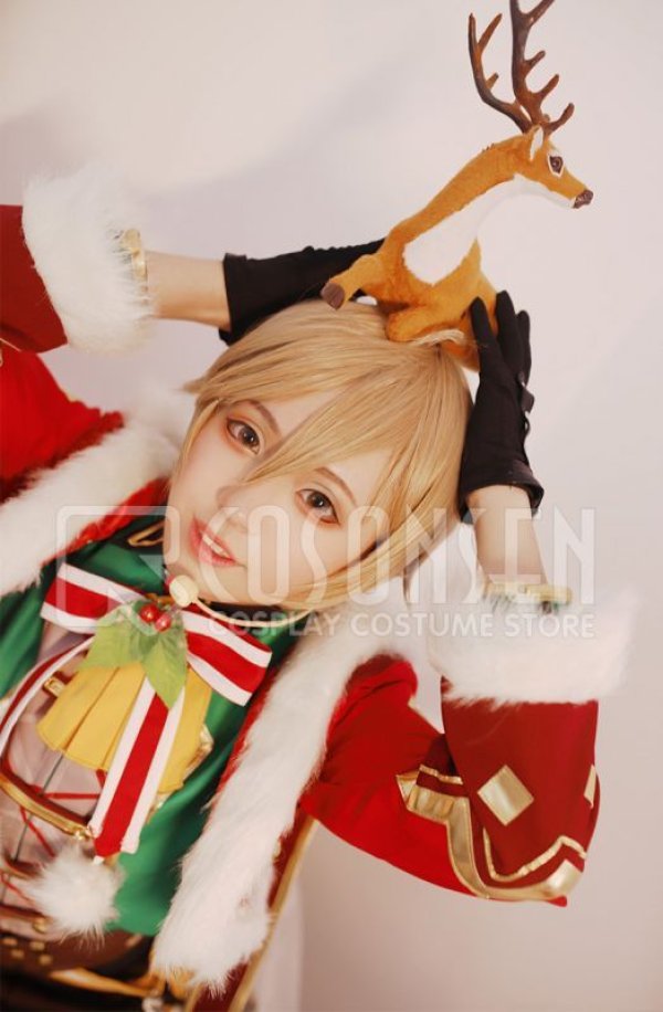 画像5: 【25%OFF】あんさんぶるスターズ あんスタ スカウト！ウィンターサンタ 真白友也 コスプレ衣装