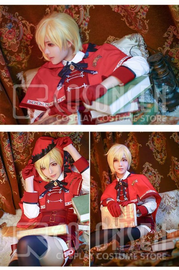 画像4: 【25%OFF】あんさんぶるスターズ あんスタ スカウト！狼と赤ずきん 仁兎なずな 赤ずきん衣装 コスブレ衣装