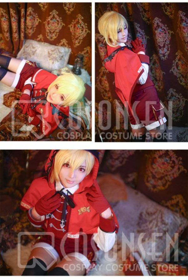 画像6: 【25%OFF】あんさんぶるスターズ あんスタ スカウト！狼と赤ずきん 仁兎なずな 赤ずきん衣装 コスブレ衣装