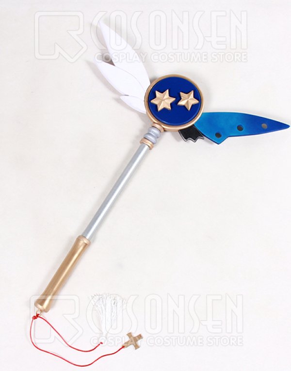 画像1: Fate/Grand Order FGO マスター イリヤスフィール・フォン・アインツベルン 魔法の杖 カレイドステッキ コスプレ道具 60cm