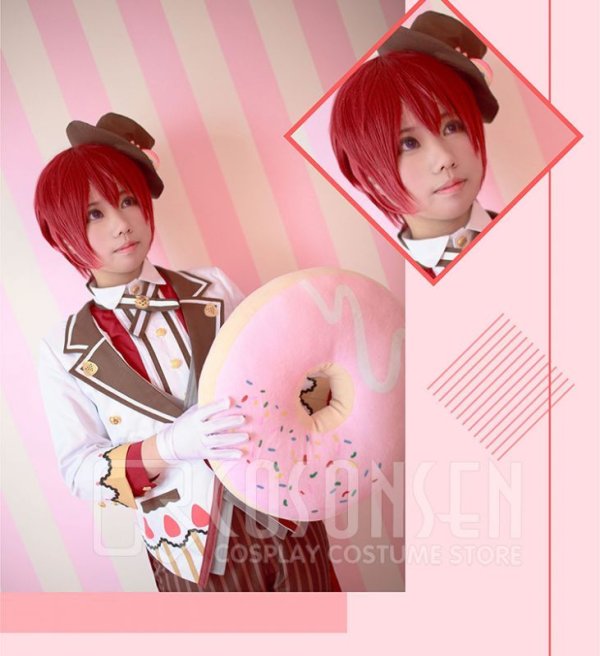 画像6: 【25%OFF】あんさんぶるスターズ あんスタ スカウト!フルーツパーラー 朱桜司 コスプレ衣装