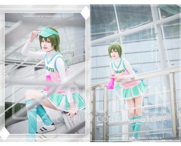 画像7: A3!(エースリー) 初恋甲子園 2期PV 夏組 瑠璃川幸 チアリーダー コスプレ衣装