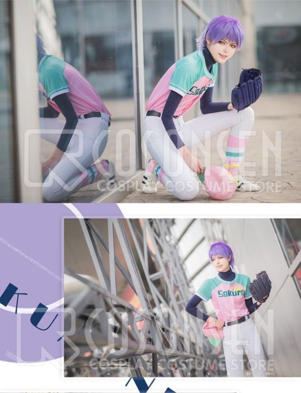 画像5: A3!(エースリー) 初恋甲子園 2期PV 夏組 野球ユニホーム 皇天馬 三好一成 向坂椋 兵頭九門 コスプレ衣装