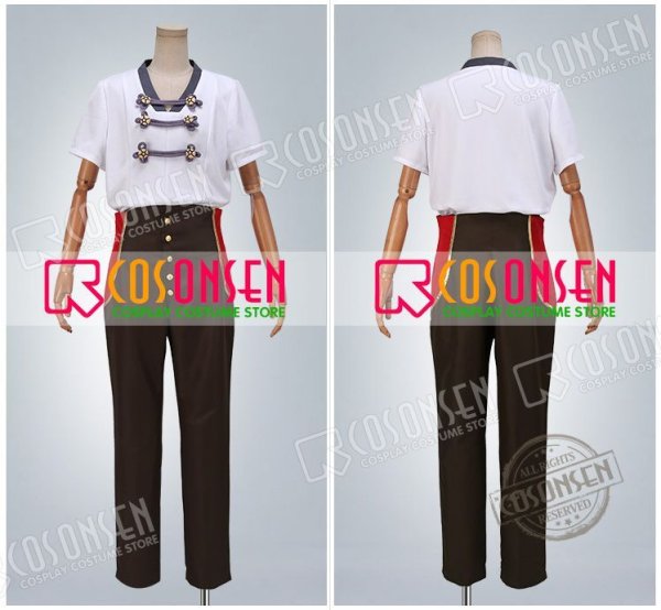 画像5: 【25%OFF】あんさんぶるスターズ あんスタ デコレート深紅のショコラフェス 蓮巳敬人 コスプレ衣装