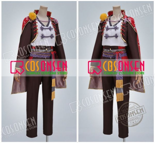 画像3: 【25%OFF】あんさんぶるスターズ あんスタ デコレート深紅のショコラフェス 鬼龍紅郎 コスプレ衣装