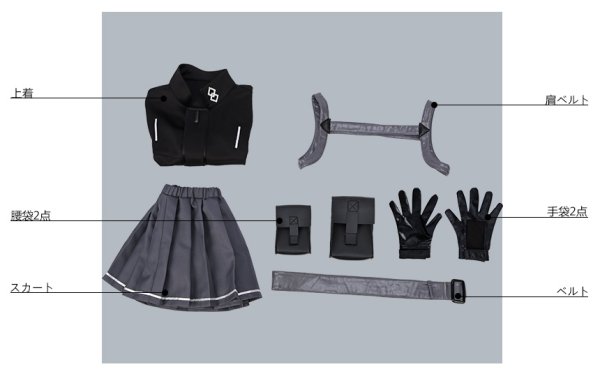 画像16: 【25%OFF】Fate/Grand Order FGO 主人公 ぐだ子 極地用カルデア制服 魔術礼装 コスプレ衣装