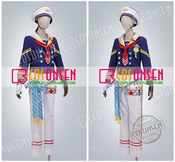画像9: 【25%OFF】あんさんぶるスターズ あんスタ 航海！早春のクルージングライブ 守沢千秋 コスプレ衣装