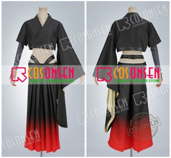 画像5: 【20%OFF】刀剣乱舞 とうらぶ 静形薙刀 コスプレ衣装 ファー付き