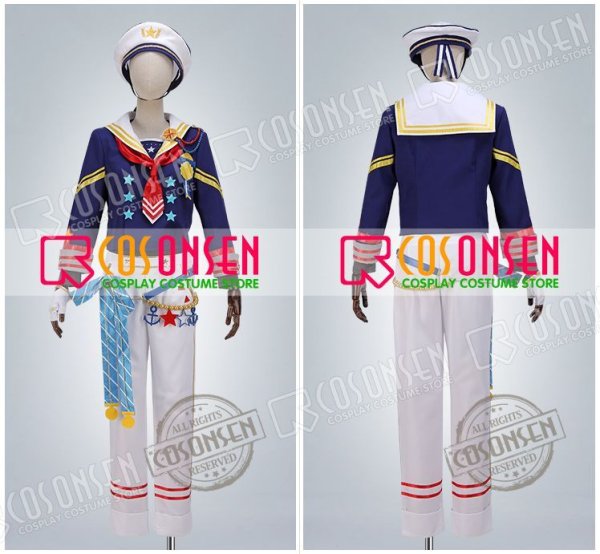 画像8: 【25%OFF】あんさんぶるスターズ あんスタ 航海！早春のクルージングライブ 守沢千秋 コスプレ衣装