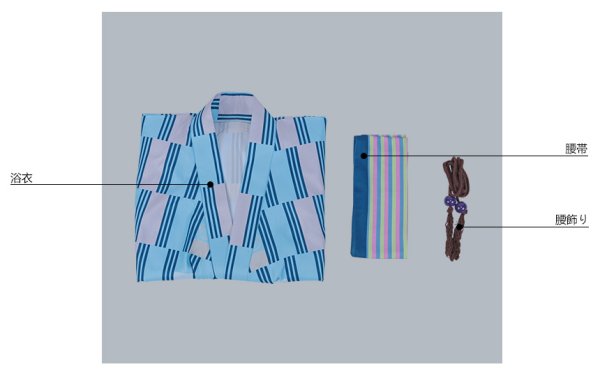 画像5: 刀剣乱舞 とうらぶ 大江戸温泉 一期一振 コスプレ衣装