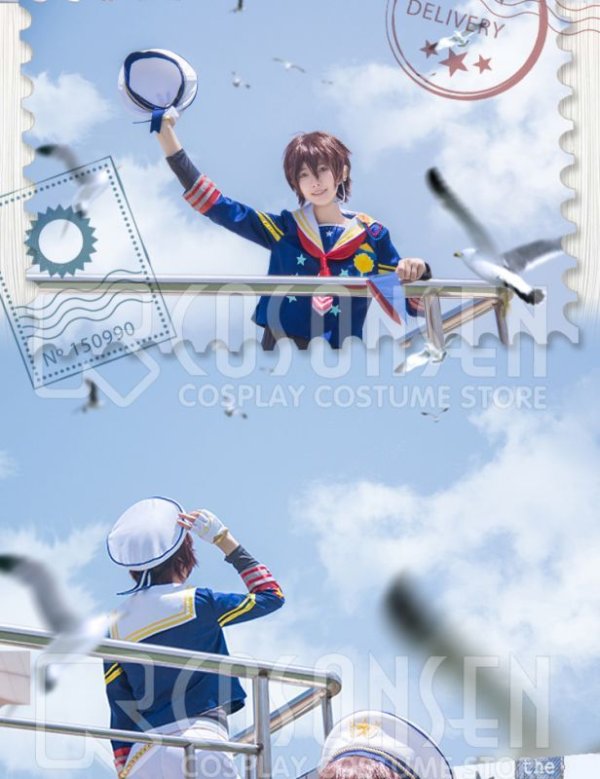 画像6: 【25%OFF】あんさんぶるスターズ あんスタ 航海！早春のクルージングライブ 守沢千秋 コスプレ衣装