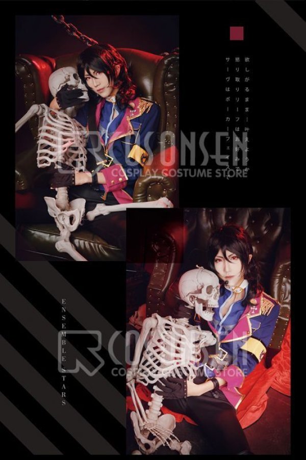 画像5: 【25%OFF】あんさんぶるスターズ あんスタ 生け贄◆不死者たちの復活祭 朔間零 コスプレ衣装
