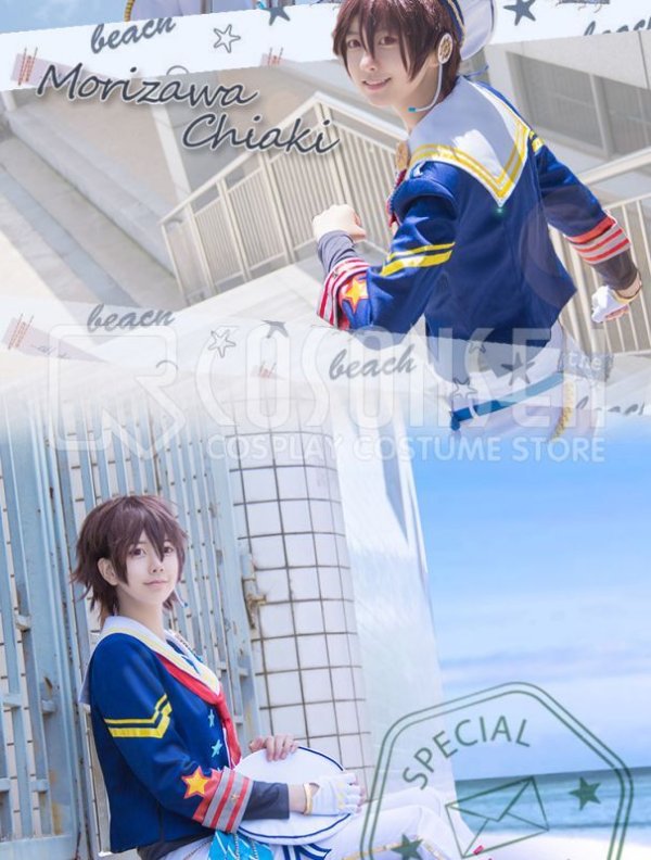 画像4: 【25%OFF】あんさんぶるスターズ あんスタ 航海！早春のクルージングライブ 守沢千秋 コスプレ衣装
