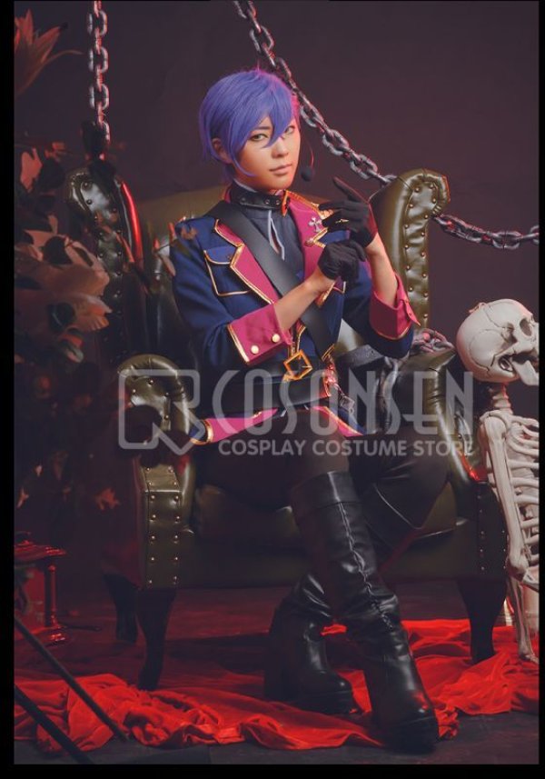 画像5: 【25%OFF】あんさんぶるスターズ あんスタ 生け贄◆不死者たちの復活祭 乙狩アドニス コスプレ衣装