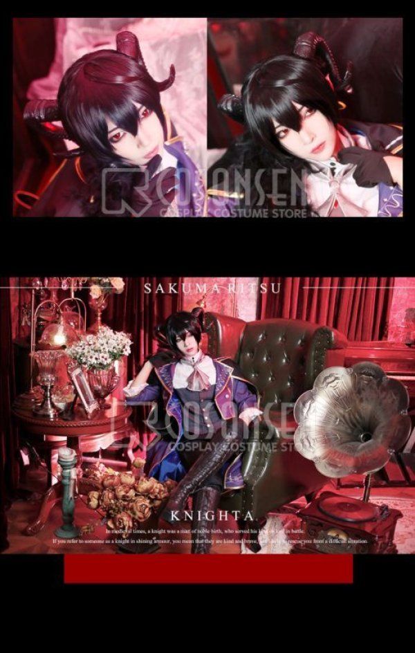 画像3: 【25%OFF】あんさんぶるスターズ あんスタ スカウト!悪魔の館 朔間凛月 コスプレ衣装