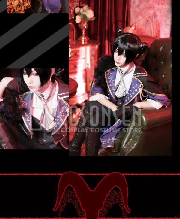 画像8: 【25%OFF】あんさんぶるスターズ あんスタ スカウト!悪魔の館 朔間凛月 コスプレ衣装