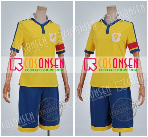 画像3: イナズマイレブン 神童拓人 松風天馬 雷門中ユニフォーム コスプレ衣装