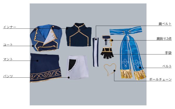 画像12: 【25%OFF】あんさんぶるスターズ あんスタ アルバムシリーズ Knights 瀬名泉 コスプレ衣装