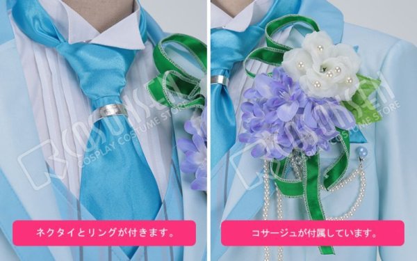 画像6: 【25%OFF】あんさんぶるスターズ あんスタ スカウト!ブライダル 瀬名泉 コスプレ衣装