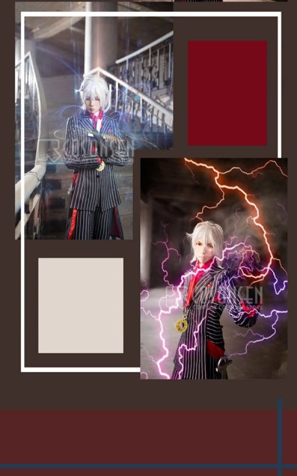 画像5: 【25%OFF】Fate/Grand Order FGO アントニオ・サリエリ コスプレ衣装 霊基再臨 第二段階 スーツ