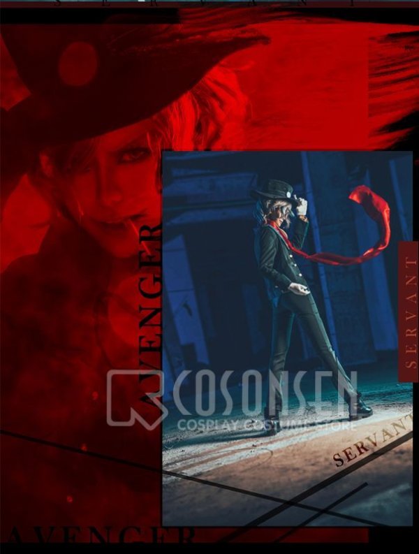 画像8: 【25%OFF】Fate/Grand Order FGO 巌窟王 エドモン・ダンテス コスプレ衣装  霊基再臨 第一段階 アヴェンジャー