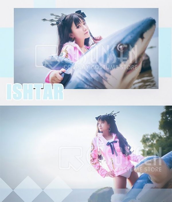 画像5: 【25%OFF】Fate/Grand Order FGO ライダー 最終再臨 イシュタル 水着 コスプレ衣装