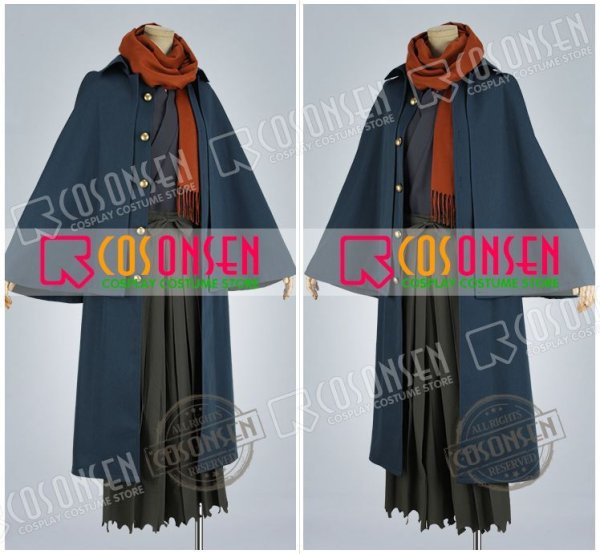 画像3: Fate/Grand Order FGO ぐだぐだ帝都聖杯奇譚 岡田以蔵 コスプレ衣装 霊基再臨 第一段階