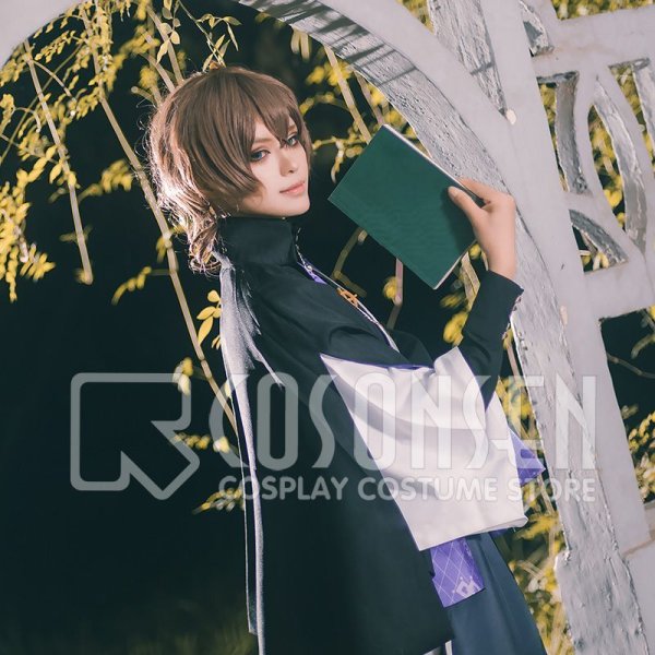 画像1: ヒプノシスマイク Fling Posse Phantom 夢野幻太郎 コスプレ衣装 8月14日より修正