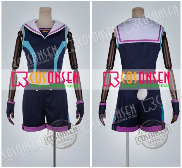 画像10: あんさんぶるスターズ あんスタ アミューズメント☆ネコとウサギのライブパーティ 紫之創 コスプレ衣装