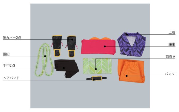 画像14: A3!(エースリー)  SHI★NO★BI珍道中 夏組 瑠璃川幸 コスプレ衣装