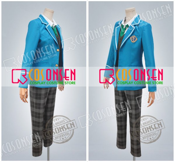 画像3: 【25%OFF】あんさんぶるスターズ あんスタ 夢ノ咲学院 男子制服 朔間零 コスプレ衣装 ネクタイ3色セット
