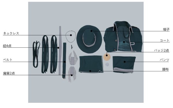 画像9: 【25%OFF】Fate/Grand Order FGO 霊衣 水着 巌窟王 エドモン・ダンテス コスプレ衣装