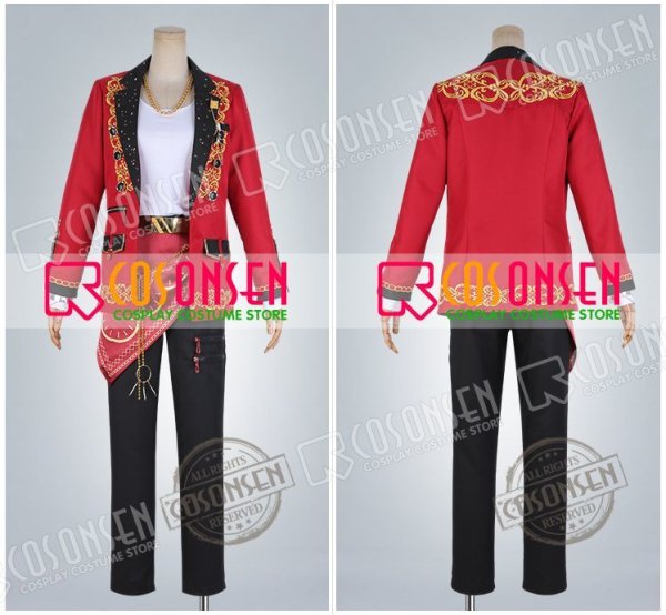 画像11: 【25%OFF】あんさんぶるスターズ あんスタ Saga*かけ上がるレインボーステージ 守沢千秋 コスプレ衣装 刺繍版