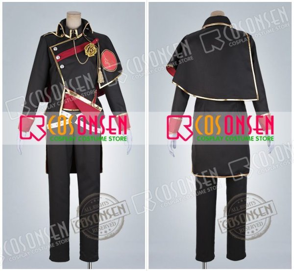 画像3: 【25%OFF】あんさんぶるスターズ あんスタ 招待★ブラックブラッドバンケット 朔間零 羽風薫 コスプレ衣装