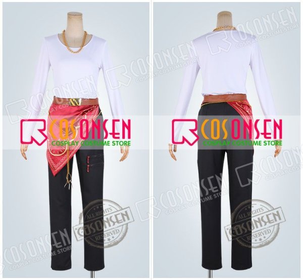 画像4: 【25%OFF】あんさんぶるスターズ あんスタ Saga*かけ上がるレインボーステージ 守沢千秋 コスプレ衣装