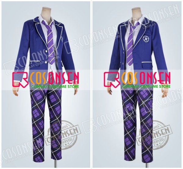 画像3: A3!(エースリー) 土筆高校制服 夏組 兵頭九門 斑鳩三角 コスプレ衣装