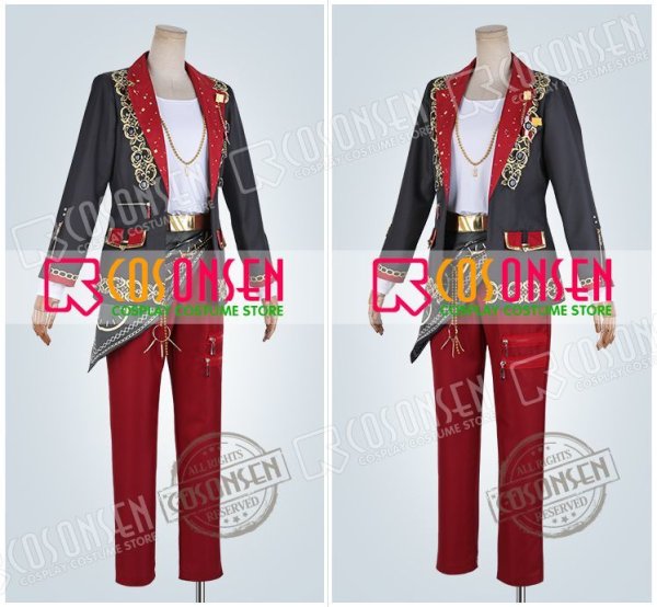 画像3: 【25%OFF】あんさんぶるスターズ あんスタ Saga*かけ上がるレインボーステージ 佐賀美陣 コスプレ衣装