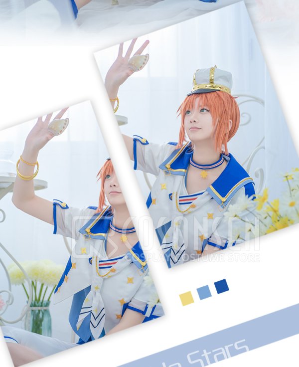 画像4: あんさんぶるスターズ あんスタ スカウト!ブルーフィラメント 月永レオ コスプレ衣装